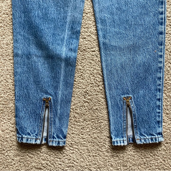 Vintage Jordache High Rise Ankle Zip Jeans - Picture 6 of 15